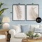 Stupell Industries Muted Neutral Brown Palms 2pc Framed Giclee Set, design by Sisi and Seb